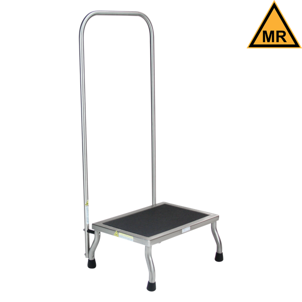 Blickman Kent Foot Stool – 18 in W x 8 in H x 12 in D – Stainless Steel Construction – Stable Step Platform