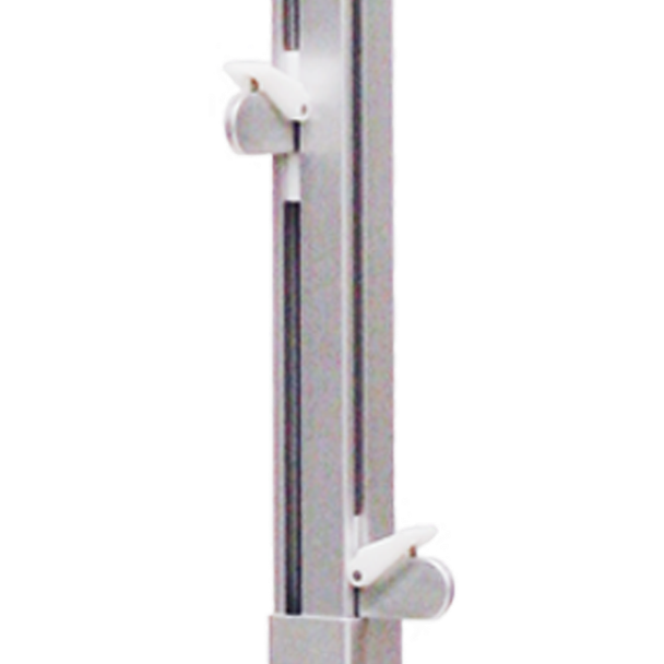Blickman Irrigation Tower – Height Adjustable – Swivel Caster Base – for Hospital and Clinic Use – Steel Build