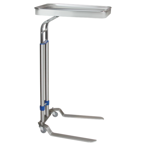 Blickman Benjamin Mayo Stand – Height Adjustable Tray – Stainless Steel Construction – for Operating Room Use
