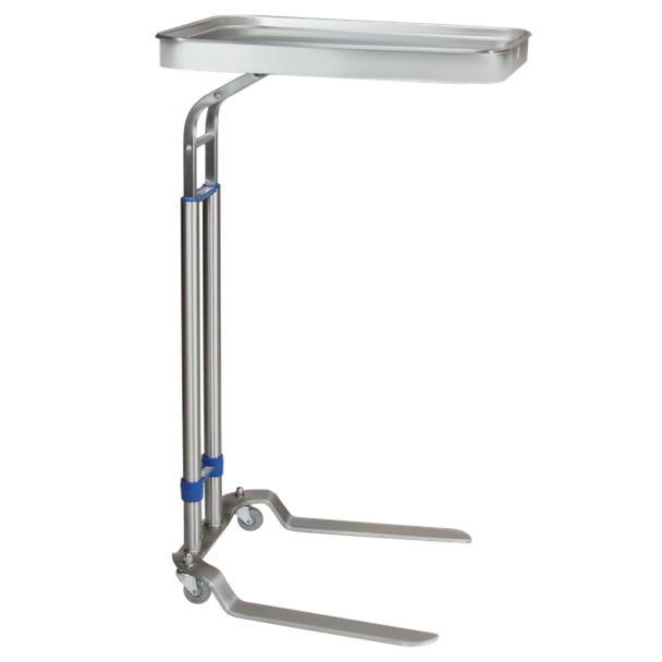 Blickman Benjamin Mayo Stand – Height Adjustable Tray – Stainless Steel Construction – for Operating Room Use
