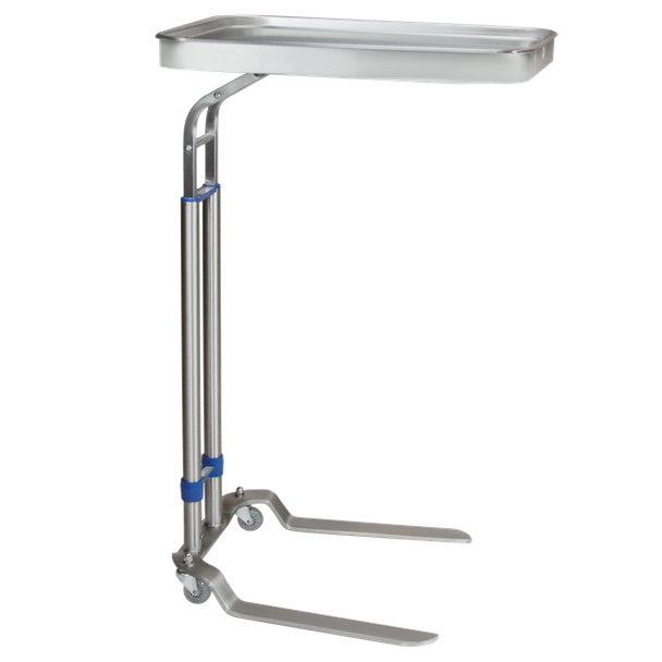 Blickman Benjamin Mayo Stand – Height Adjustable Tray – Stainless Steel Construction – for Operating Room Use