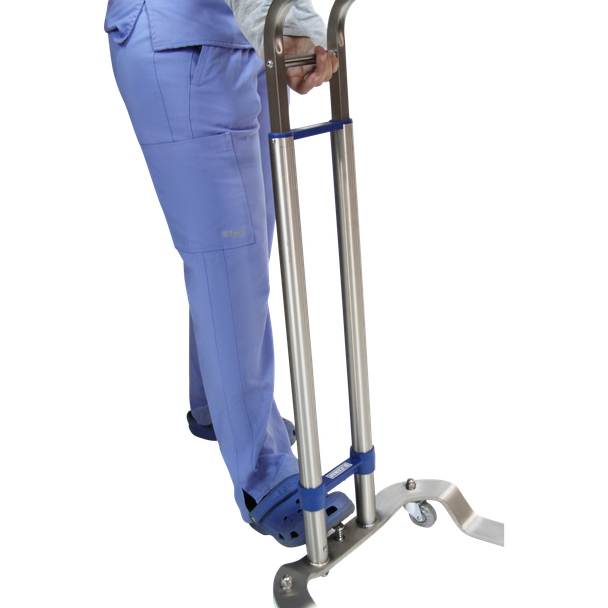 Blickman Benjamin Mayo Stand – Height Adjustable Tray – Stainless Steel Construction – for Operating Room Use