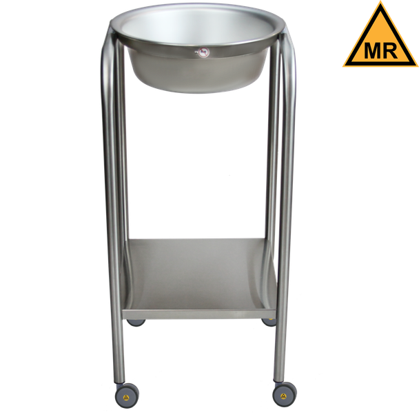 Blickman MR Single Basin Solution Stand – for Operating Room Use – Basin Ring Design – with Swivel Casters