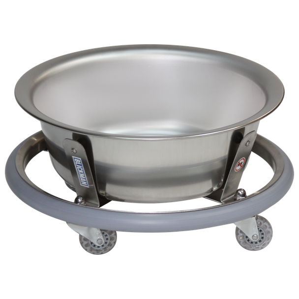 Blickman Receptacle – Stainless Steel Construction – for Operating Room Use – Basin Ring Design – Steel Build