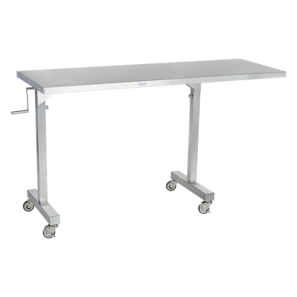 Blickman Georgetown CRT Table – Lower Shelf and H-Brace – for Operating Room Use – Medical Grade Work Surface