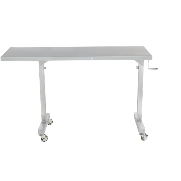 Blickman Georgetown CRT Table – Lower Shelf and H-Brace – for Operating Room Use – Medical Grade Work Surface