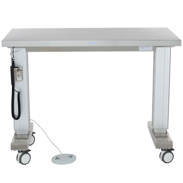 Blickman Liberty Medical Table – Lower Shelf and H-Brace – for Operating Room Use – Medical Grade Work Surface