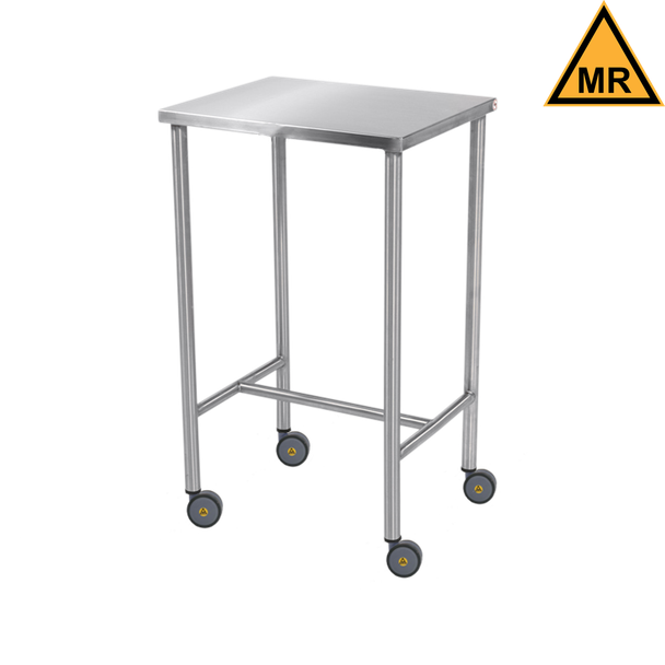 Blickman MR Sawyer Instrument Table – 30 in W x 34 in H x 16 in D – Stainless Steel Construction – Steel Build