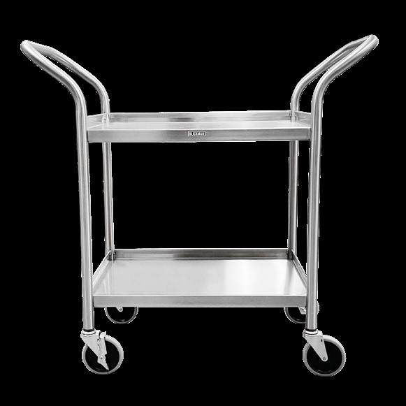 Blickman MR Heavy Duty Utility Cart – 41 3/4 in W x 40 in H x 19 1/4 in D – with Swivel Casters – Steel Build