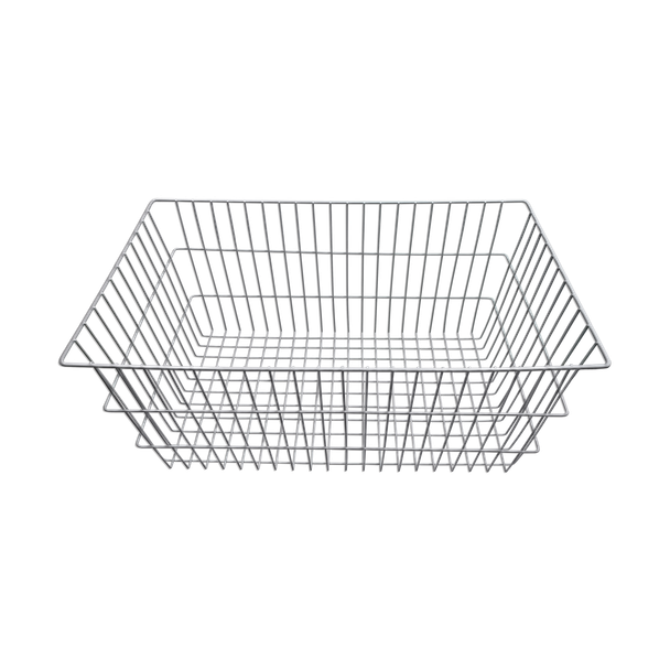 Blickman 12" Wire Basket – 24 1/2 in W x 12 in H x 14 1/4 in D – for Clinical Use – Medical Grade Equipment