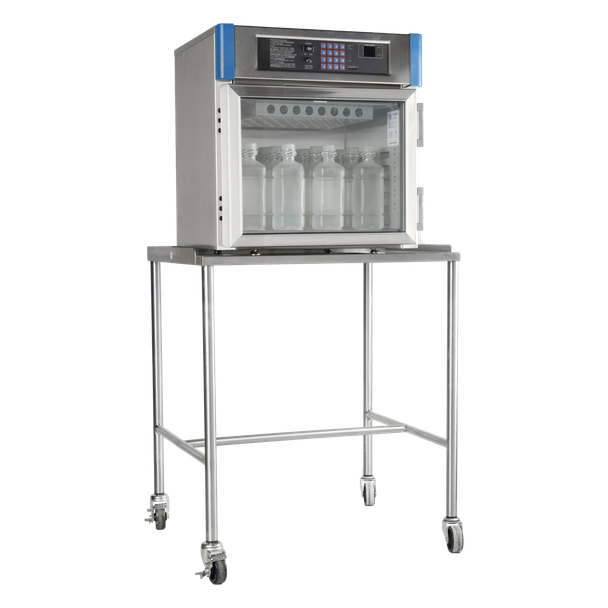 Blickman Tabletop Mobile Stand – 30 in W x 34 in H x 26 in D – Stainless Steel Construction – Steel Build