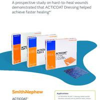 Smith & Nephew ACTICOAT Antimicrobial Barrier Dressing – 9 Configurations – Sizes 2" x 2" to 4" x 48"