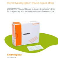 Smith & Nephew LEUKOSTRIP Wound Closure Strips – 4 Configurations – Size 1/8" x 1½" – Sold as 50/bx, 4 bx/cs