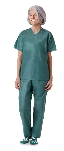 Albahealth Evolution Scrub Top Tops – 4 Configurations – Sizes Medium to 2X-Large – Kamisoft Polypropylene