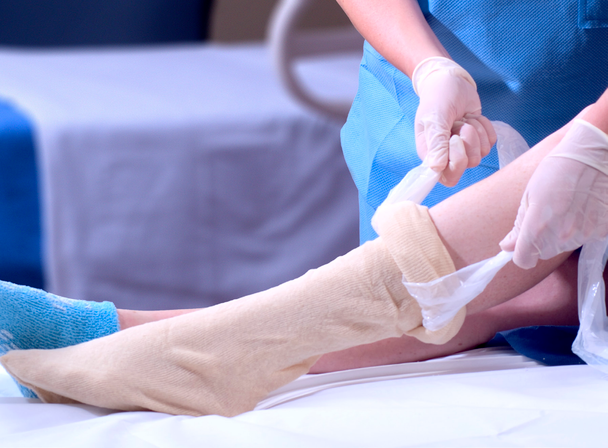 Albahealth Sterile Bias Cut Cotton Stockinette – 4 Configurations – Widths from 3 in to 8 in in 4 yd rolls