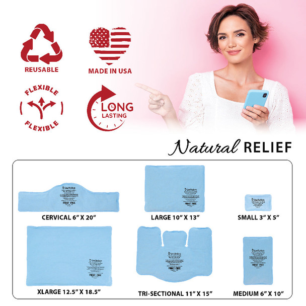 Core Products Soft Comfort CorPak Hot & Cold Therapy Packs and – 5 Configurations – Sizes Small to Large