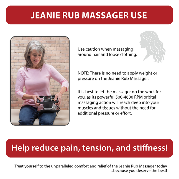 Core Products Jeanie Rub Variable Speed Massager – 2 Configurations – OEM Supply – OEM – Therapy Grade Supply