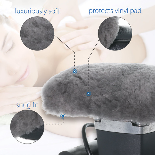 Core Products Jeanie Rub Sheepskin Pad Cover Massage Accessory – Single Configuration – OEM Supply