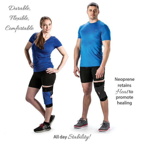 Core Products Performance Wrap Knee Support Brace – 2 Configurations – Sizes Large to One Size