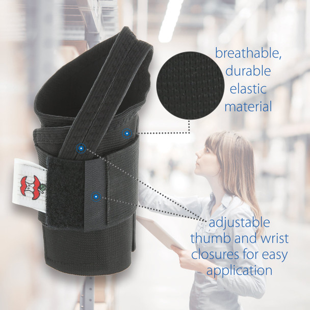 Core Products Swede-O Reflex Wrist Support Brace – 8 Configurations – Sizes Small to X Large