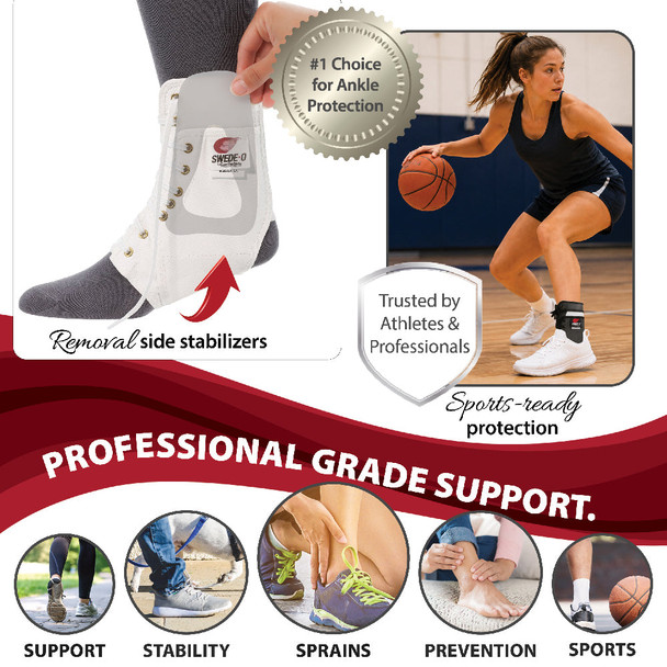 Core Products Swede-O Ankle Lok Brace – 13 Configurations – Sizes X Small to X Large – OEM Supply