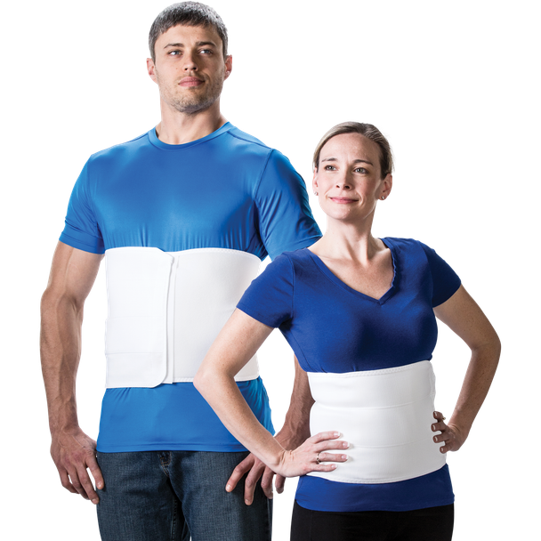 Core Products Abdominal Binder Support – 4 Configurations – Sizes Small to Universal – 36"-48"