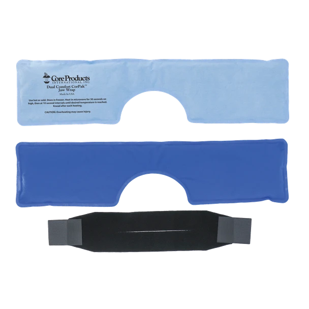 Core Products Dual Comfort CorPak Jaw Wrap Hot and Cold Therapy Pack – Single Configuration