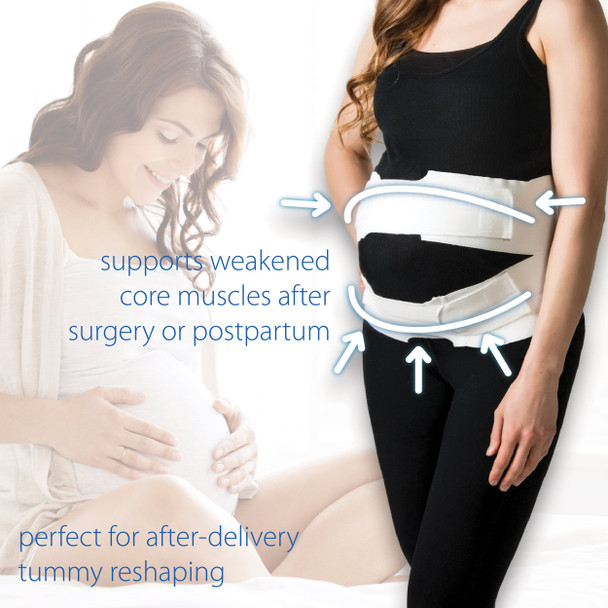 Core Products Better Binder Abdominal Support – 4 Configurations – Sizes Small to X Large – OEM Supply
