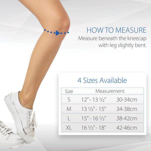 Core Products Swede-O Elastic Knee Stabilizer Brace – 4 Configurations – Sizes Small to X Large