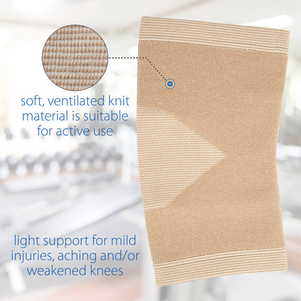 Core Products Swede-O Elastic Tetra-Stretch Knee Support – 4 Configurations – Sizes Small to X Large