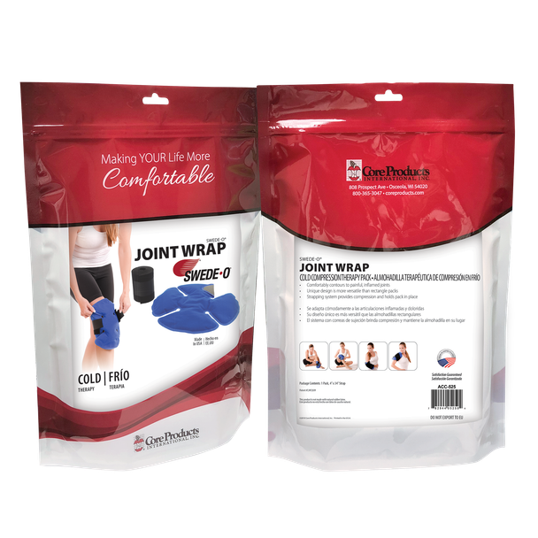 Core Products Swede-O Joint Wrap – Single Configuration – For Joint support and therapy pack retention