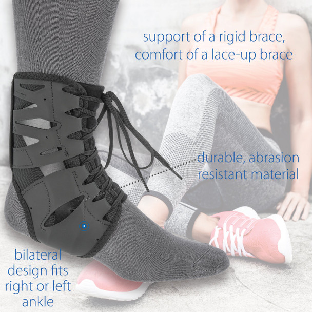 Core Products Swede-O Tarsal Lok Ankle Brace – 5 Configurations – Sizes X Small to X Large