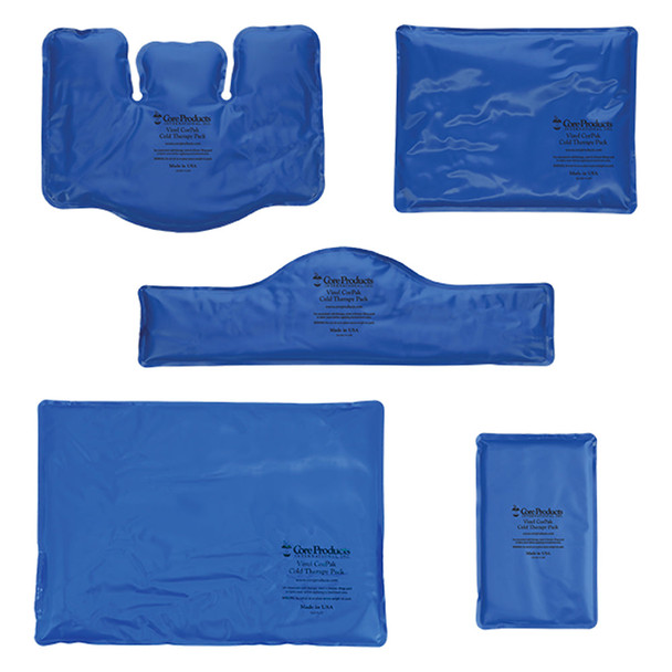 Core Products Vinyl CorPak Intense Cold Pack Hot and Therapy – 4 Configurations – Sizes Medium to Large