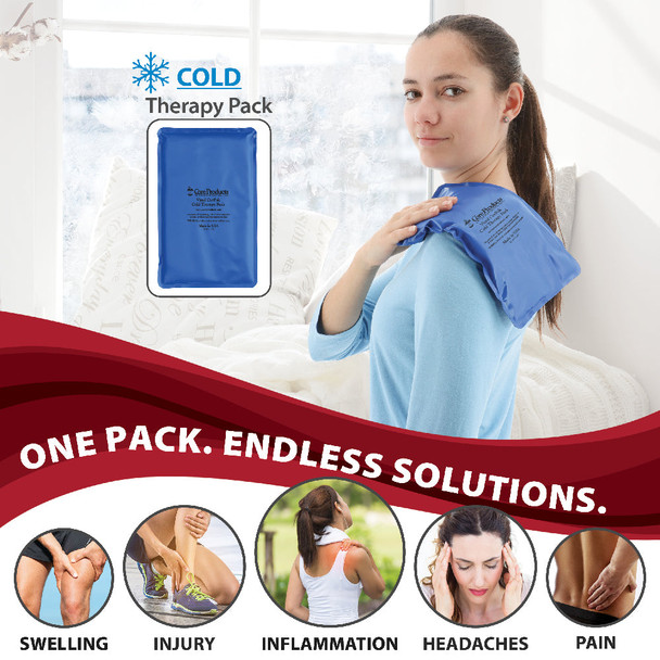 Core Products Vinyl CorPak Intense Cold Pack Hot and Therapy – 4 Configurations – Sizes Medium to Large