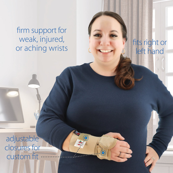 Core Products Swede-O Adjustable Bilateral Wrist Brace – 4 Configurations – Sizes Small to X Large