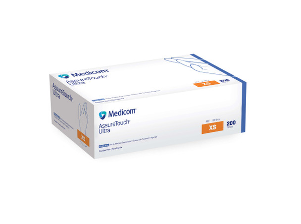 Medicom AssureTouch Ultra Nitrile Exam Gloves – 5 Configurations – Latex Free – Sold as 200/bx, 10 bx/cs
