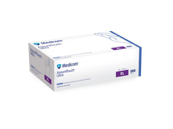 Medicom AssureTouch Ultra Nitrile Exam Gloves – 5 Configurations – Latex Free – Sold as 200/bx, 10 bx/cs