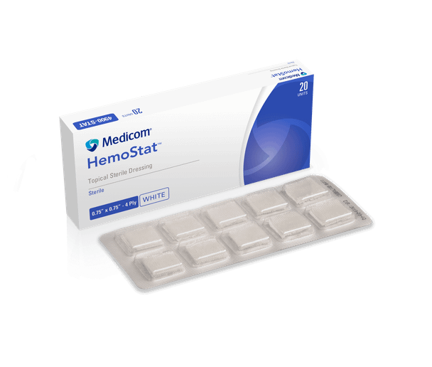 Medicom SafeGauze HemoStat Topical Hemostatic Dressing – Single Configuration – Sterile – OEM Supply