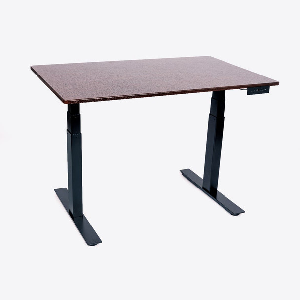 Luxor Mobile Electric Programmable Height Adjustable Standing Desk, 47.25" W x 29.5" D x 25.25" - 53.6" H,