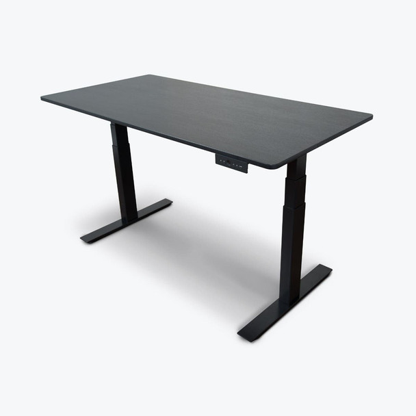Luxor Mobile Electric Programmable Height Adjustable Standing Desk, 59" W x 29.5" D x 25.25" - 53.6" H,