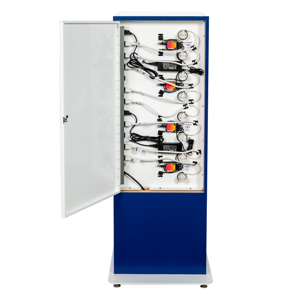 Luxor KwikBoost Custom Branded Multi-Device Charging Lockers for 8 devices Designed for Daily Facility Use