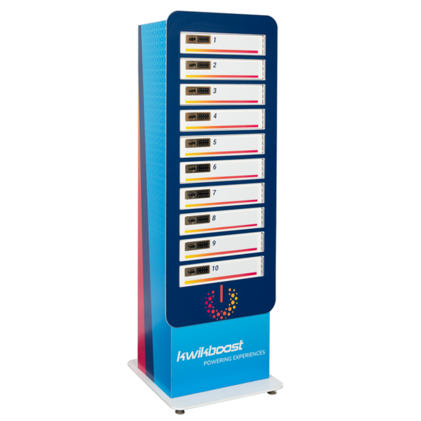 Luxor KwikBoost Custom Branded Multi-Device Charging Lockers for 8 devices Designed for Daily Facility Use