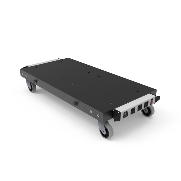 Luxor Secure Mobile/Freestanding Charging Locker 15x15x16.75 in for 10 devices Powder-Coated Steel Build