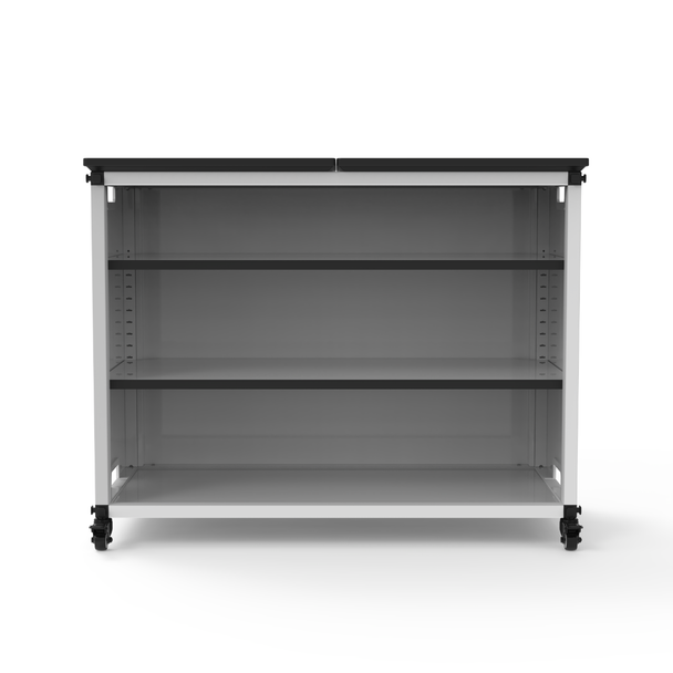 Luxor Modular Classroom Bookshelf / Teacher Storage Cabinet 18.25x18.25x29 in Powder-Coated Steel Build