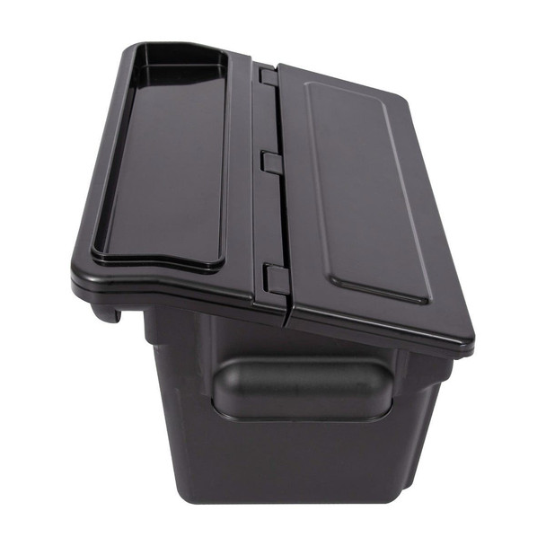 Luxor Outrigger Utility Cart Bin 2-Pack Designed for Daily Facility Use Commercial Grade Build