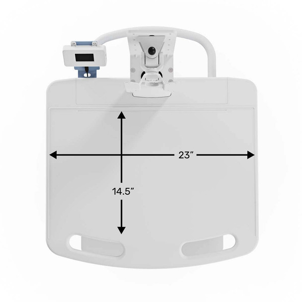 Luxor VitalPower Healthcare Workstation Cart Rolling Casters Locking Design with Locking Security