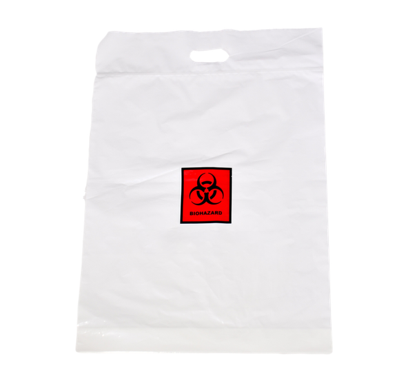 ASP Global Biohazard Specimen Transport Bag with Die Cut Handles in 1 Options for Professional Healthcare Use