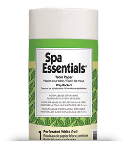 Graham Spa Essentials Poly-Backed Perforated Table Paper - Leak-Resistant Massage Table Paper Roll
