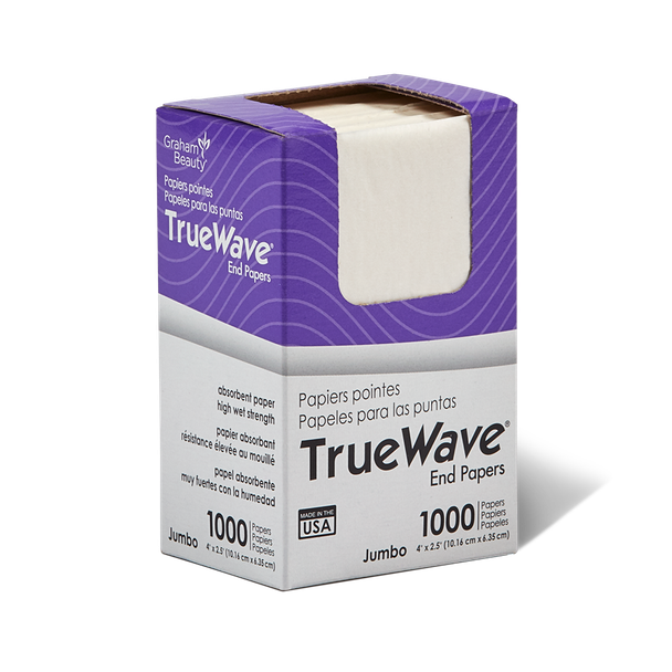 Graham TrueWave End Papers - Disposable Perm End Papers in Regular, Jumbo and Super Jumbo Sizes