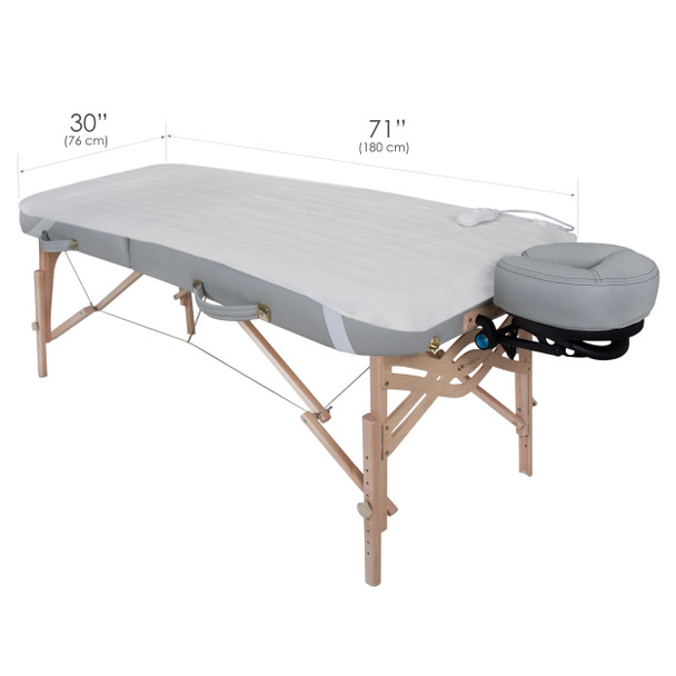 Earthlite Bodyworker's Choice Massage Table Warmer - Fleece Table Heating Pad for Massage Tables